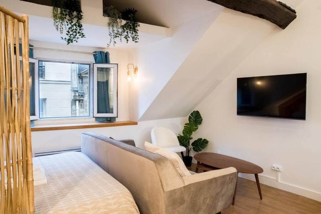 Spacious Studio In Paris Hyper Center - Smart Tv & Wifi - 4P 외부 사진