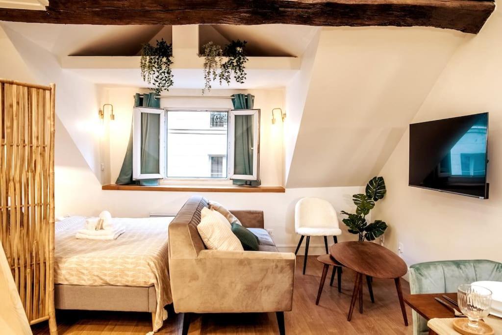 Spacious Studio In Paris Hyper Center - Smart Tv & Wifi - 4P 외부 사진